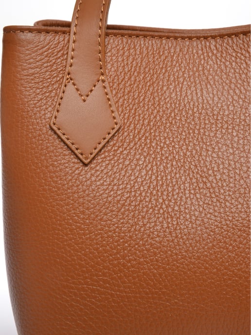 Luisa Vannini Braun Rindsledertasche - Image 3