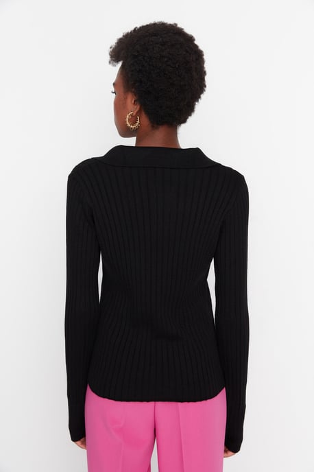 Trendyol Damen Unifarben Pullover - Image 5