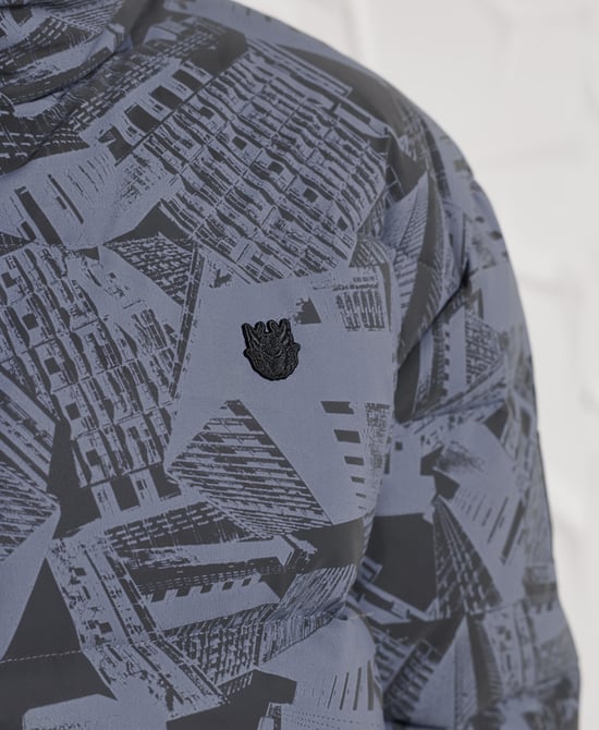 Superdry Mens Surplus Reflective Down Puffer Jacket