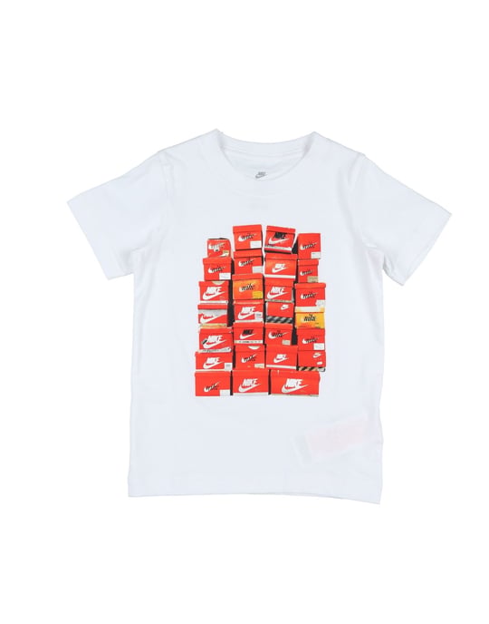 Nike White Boy Cotton T-Shirt