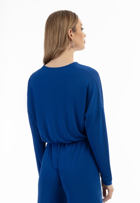 faina cropped long sleeve shirt