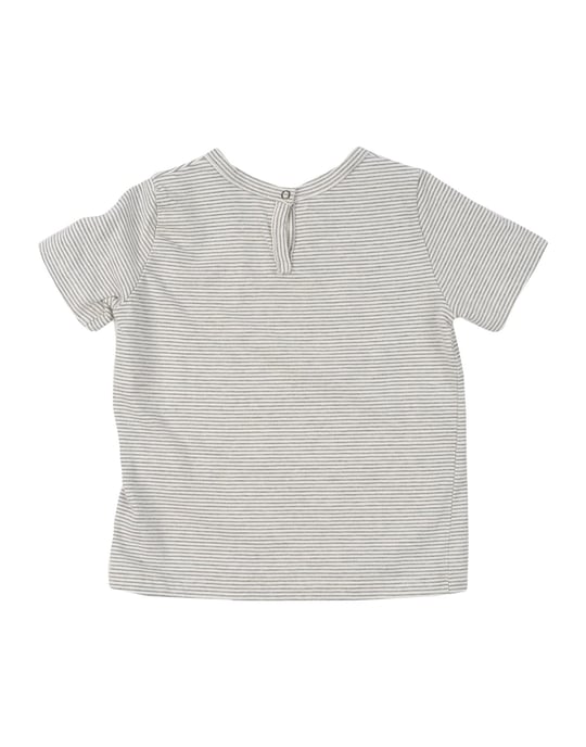Babe & Tess Grey Girls' Cotton Top