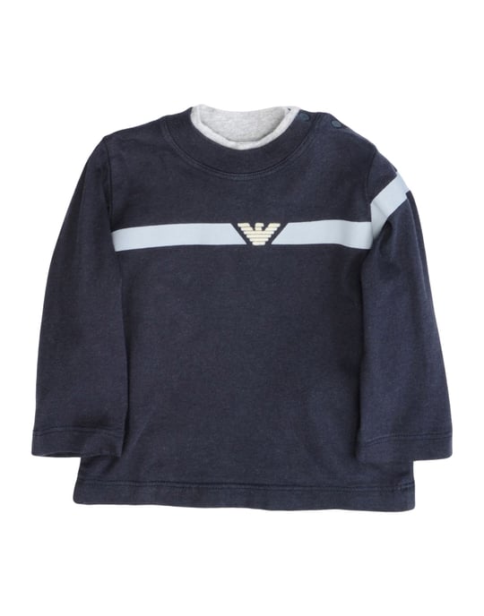 TOPWEAR Armani Junior Dark blue Boy Cotton