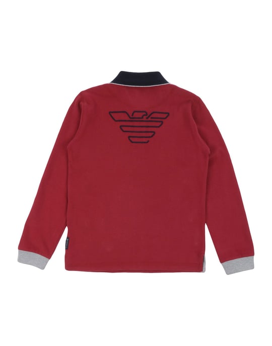 TOPWEAR Armani Junior Maroon Boy Cotton