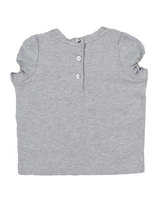Roberto Cavalli Junior Grey Cotton T-shirt