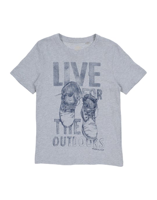 TOPWEAR Timberland Grey Boy Cotton