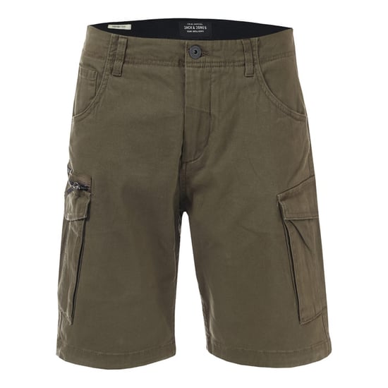 Men's Jack Jones Basic Cargo Shorts in olive