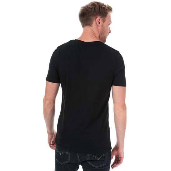 Men's Jack Jones Camo Man T-Shirt in Black
