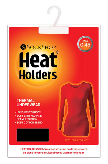 Heat Holders - Ladies Long Sleeve Thermal Underwear - Schwarz - Image 2