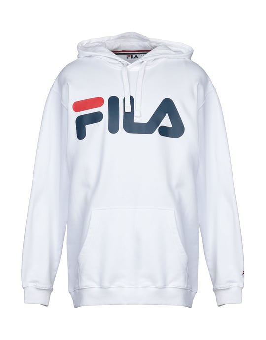 Fila White Cotton Hoodie