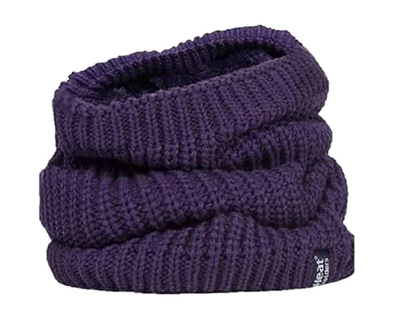 Ladies Thick Winter Warm Fleece gefüttert Chunky Knit Thermal Neck Warmer - Image 1