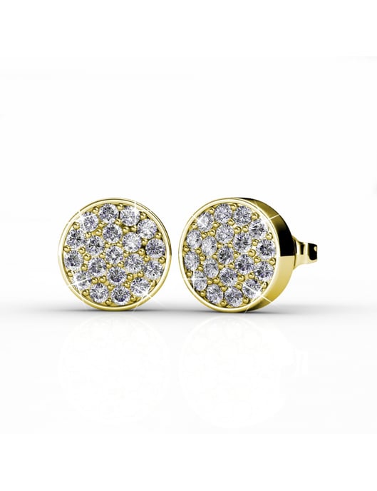 Rundes Set - Gold und Kristall - Image 3