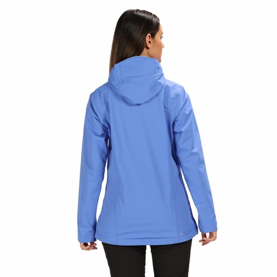 Regatta - Veste imperméable à capuche HAMARA II - Femme (Myrtille) - Image 3