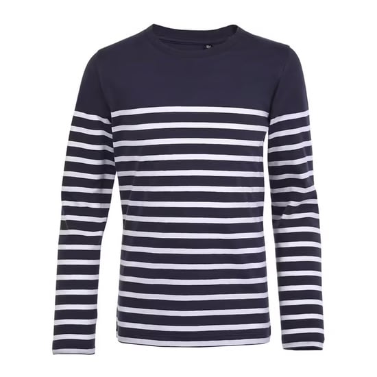 SOLS - "Matelot" T-Shirt für Kinder Langärmlig (Dunkelblau/Weiß) - Image 1