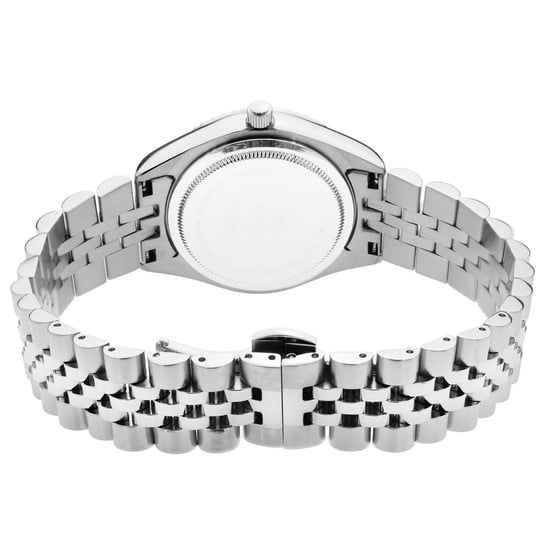 GV2 Naples Womens Silber Zifferblatt Schweizer Quarz Diamant Uhr - Image 2