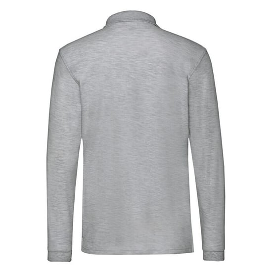 Fruit of the Loom - "Premium" Poloshirt für Herren Langärmlig (Athletic Grau) - Image 2