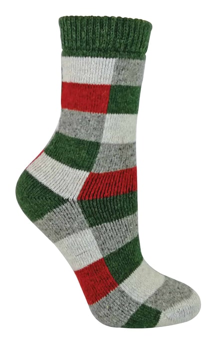 Sock Snob - Atmungsaktive Socken aus Wollmischung mit Karomuster - Image 1