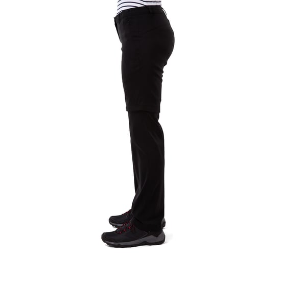 Craghoppers Womens/Ladies Kiwi Pro II Convertible Trousers (Schwarz) - Image 3