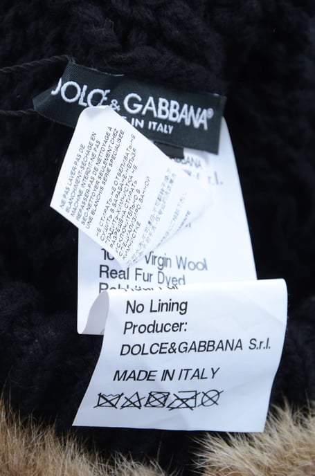 Dolce & Gabbana Women Virgin Wool Knitted Hat - Image 4