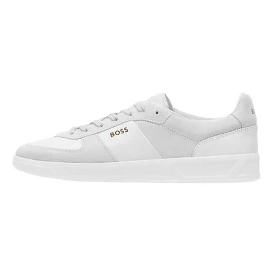Boss Brandon Wildleder Herren Weiße Turnschuhe - Image 6