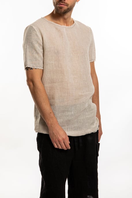 Takeshy Kurosawa T-shirt Lino Men's Beige