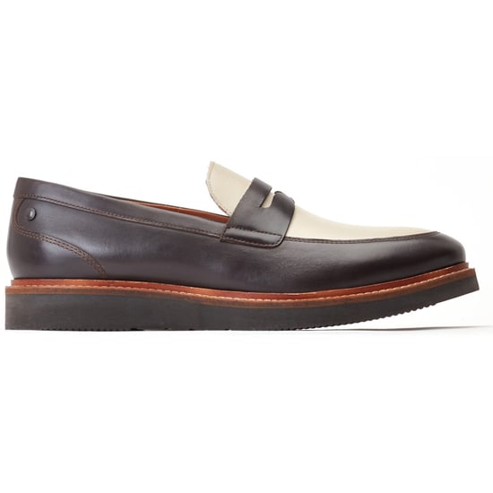 Base London Sid Leder Herren Braun/Beige Loafer - Image 5
