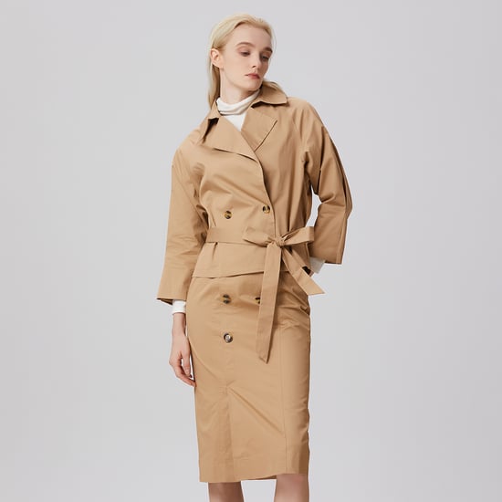 Zweireihiger Trenchcoat aus Baumwolle - Image 5
