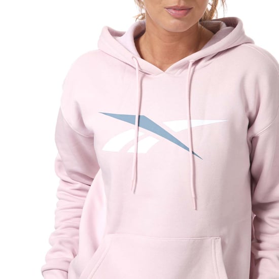 Women's Reebok Training Essentials Vector Hoody in Berry