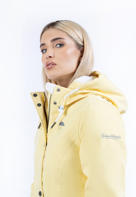 Schmuddelwedda Winterparka Damen Höllengelb - Image 5