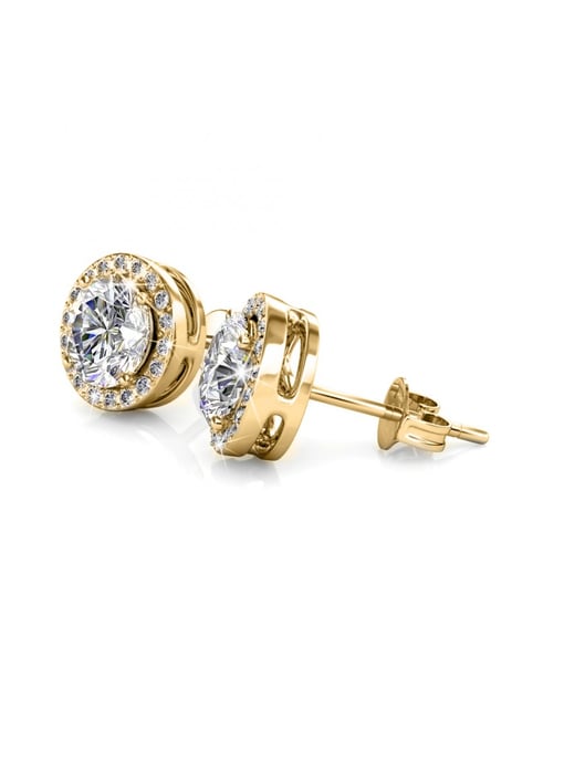 Sophia Ohrringe - Gold und Kristall - Image 4