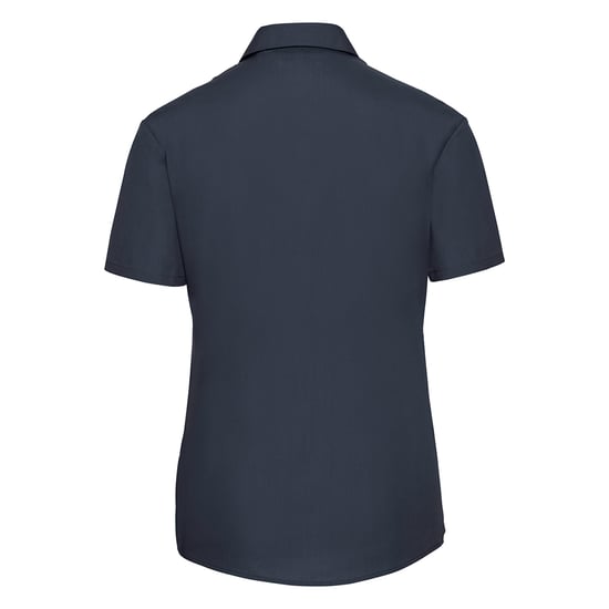 Russell Collection - "Classic" Hemd Pflegeleicht für Damen kurzärmlig (Dunkelblau) - Image 2