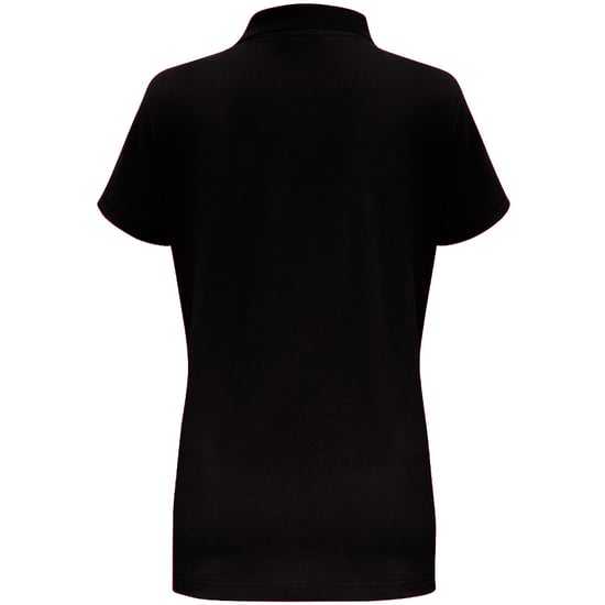 Asquith & Fox Damen/Damen Kurzarm-Poloshirt mit Kontrast (Schwarz/Rot) - Image 2