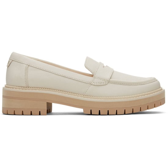 TOMS Cara Leder Damen Hellsand Loafers - Image 4