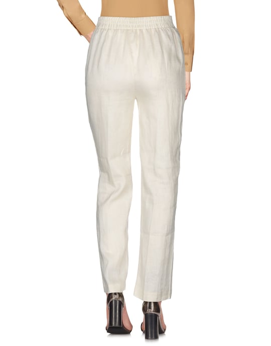 Trousers At.P.Co Ivory Women's Linen