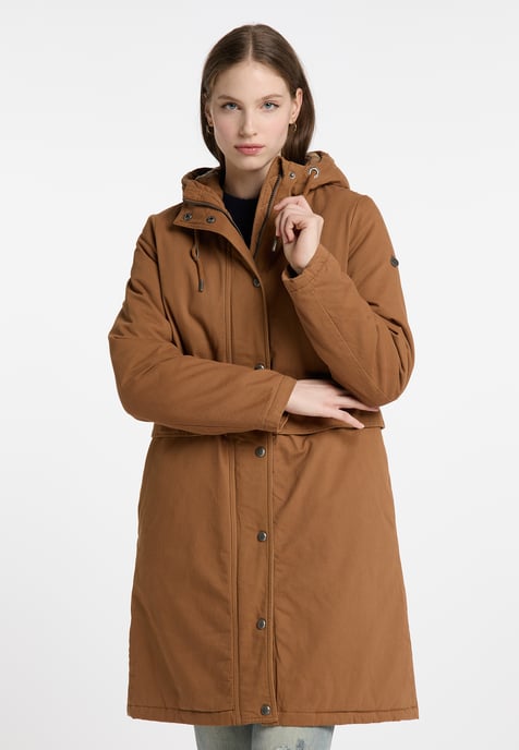 Dreimaster Wintermantel Damen Sand - Image 3