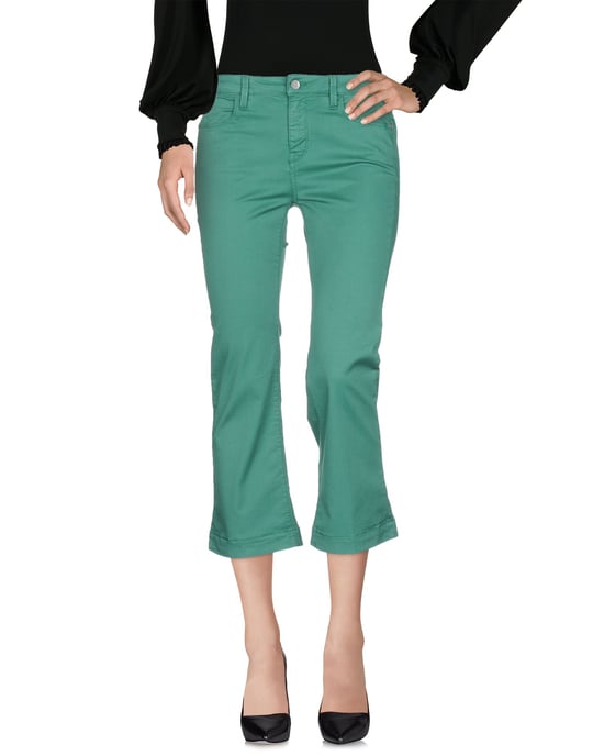 Trousers Women's Jeckerson Green Cotton