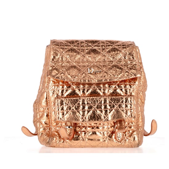 Dior Stardust Rucksack aus goldfarbenem Leder - Image 1