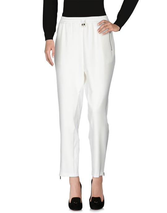 Trousers Women's La Kore White Polyester