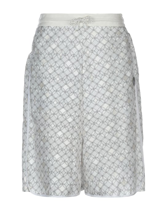 Pinko Women's Bermuda Shorts White Polyester