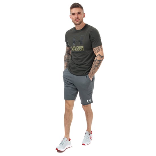 Men's Under Armour Sportstyle Terry Shorts in Grey