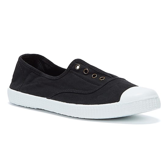 Victoria Inglesa Elastico Womens Trainer - (Schwarz) - Image 2