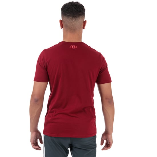 Men's Under Armour UA Boxed Sportstyle T-Shirt in Red
