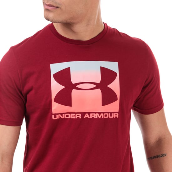 Men's Under Armour UA Boxed Sportstyle T-Shirt in Red