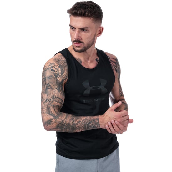 Herren Under Armour Sportstyle Logo Tanktop in Schwarz - Image 1