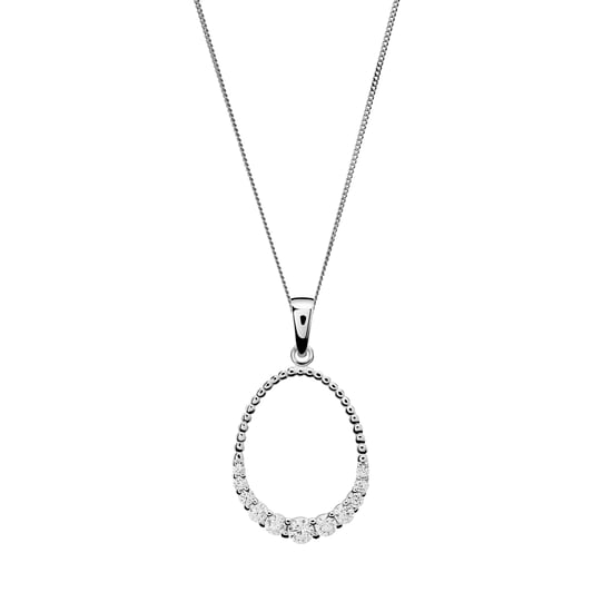 Orphelia 'Aria' Damen 925 Sterling Silber Set: Ketten-Anhänger + Ohrringe - Silber SET-7494 - Image 2
