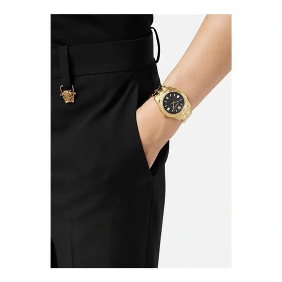 Versace Greca Time Gold Damen Armbanduhr VE6C00623 - Image 4