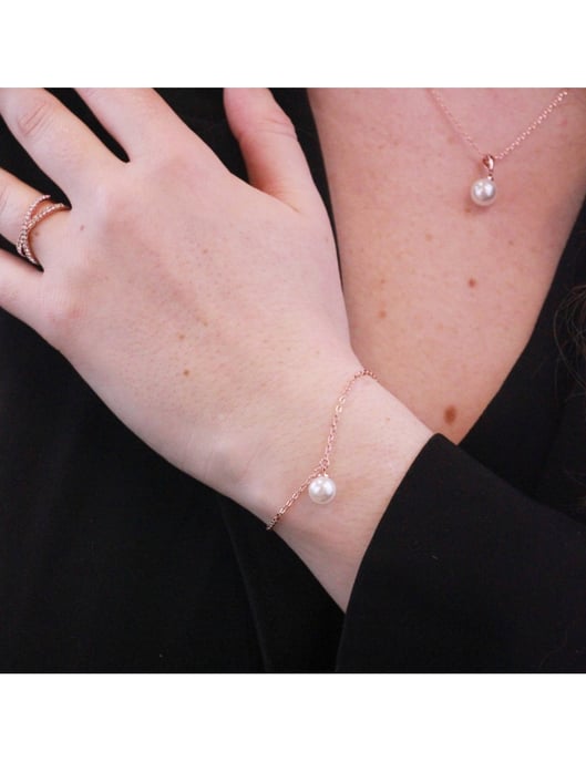 Perlmutt Trio Set - Rose Gold und Weiß - Image 3