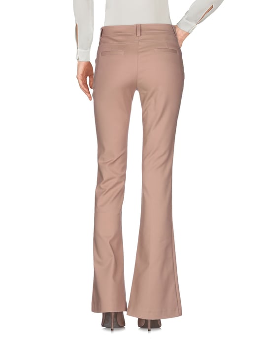 Nenette Pale Pink Cotton Straight Leg Trousers