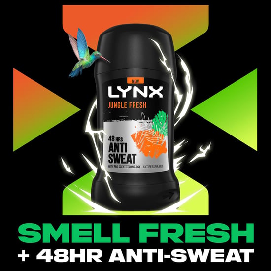 Lynx Anti-Perspirant Deodorant Stick 48H Odour Protection Jungle Fresh 50ml, 3pk