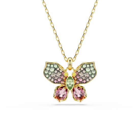 Swarovski 'Idyllia F Florere' Damenhalskette aus goldplattiertem Metall - Gold 5709950 - Image 1